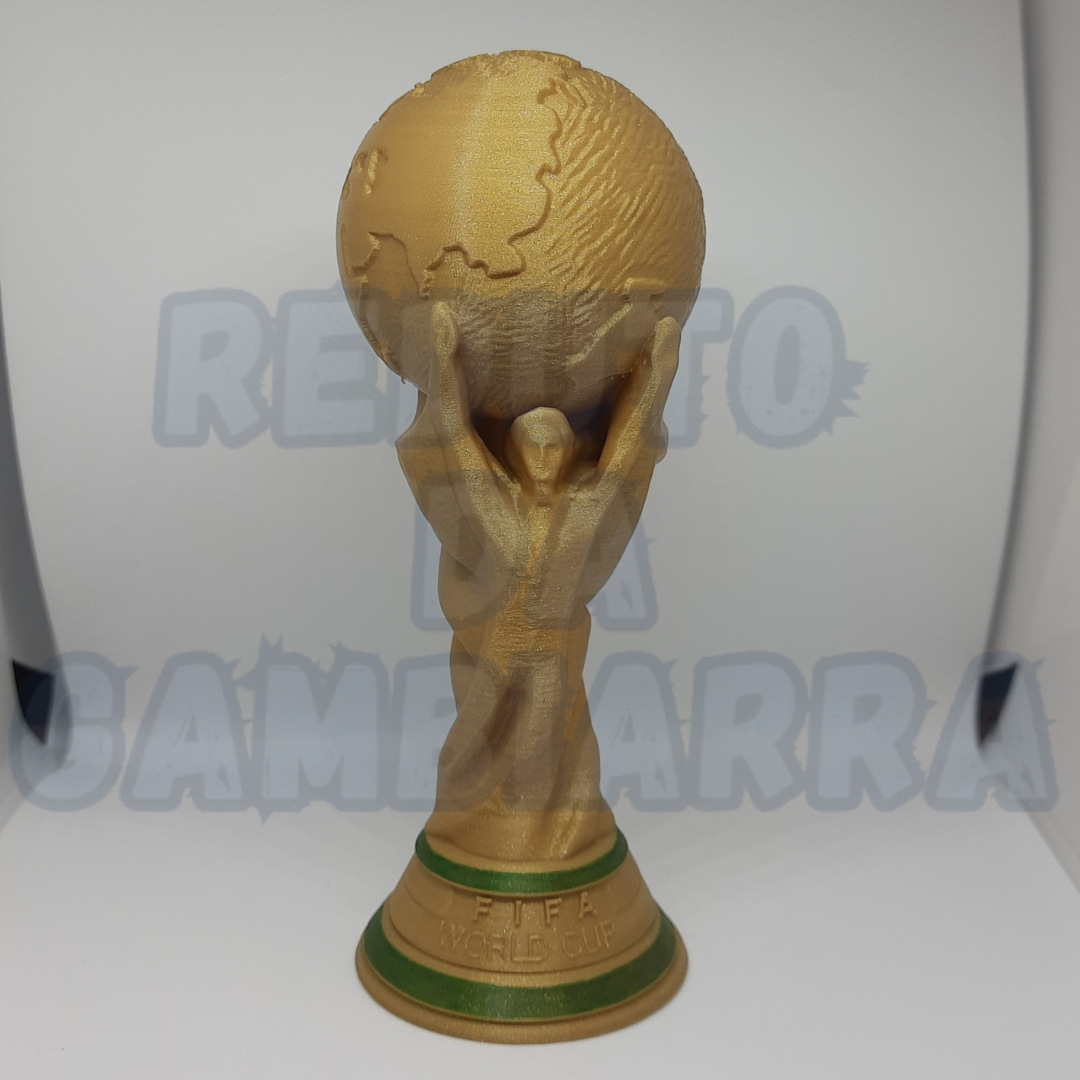 Taça copa do mundo impressão 3D